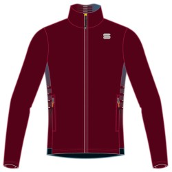 разминочная куртка Sportful Squadra Jacket 2022 бордовая